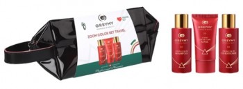 Greymy Zoom Color Set Travel (Набор миниатюр для окрашенных волос в косметичке), 50+100+100 мл+1 шт.