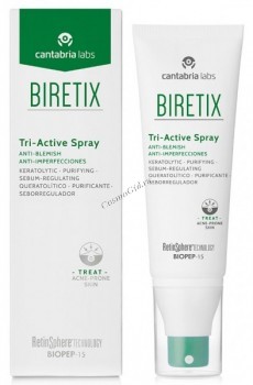 Cantabria BIRETIX Tri-Active Spray Anti-blemish Спрей Три-Актив анти-акне, 100 мл