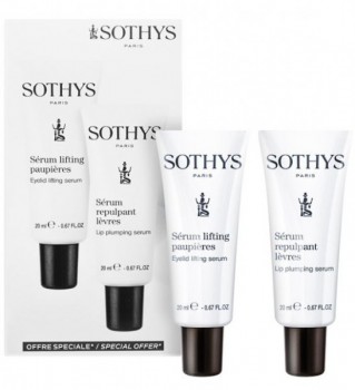 Sothys PromoKit Eye Tightening Serum+Plumping Lip Serum (Промонабор: Cыворотки для век и губ), 20+20 мл