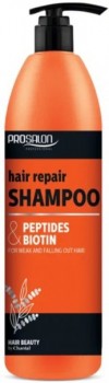 Prosalon Hair Repair Shampoo (Восстанавливающий шампунь с пептидами и биотином), 1000 мл