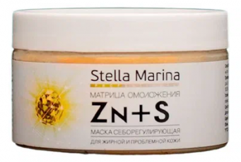 Stella Marina Маска себорегулирующая «Zn+S» для жирной и проблемной кожи