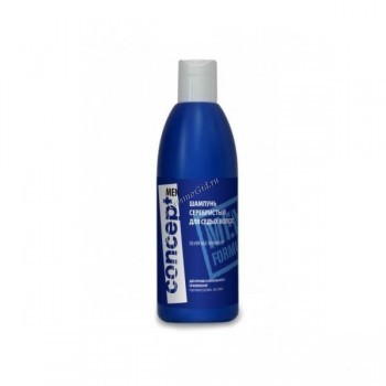 Concept Silver age shampoo (Шампунь серебристый для седых волос оттеночный), 300 мл