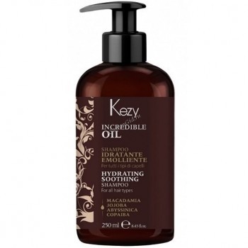 Kezy Incredible Oil Hydrating Soothing Shampoo (Шампунь увлажняющий и разглаживающий)