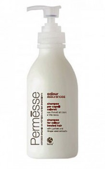 Barex permesse coloured hair shampoo (Шампунь для окрашенных волос с экстрактом личи и красного винограда)