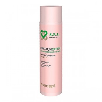 Concept Spa Repair Shine Shampoo (Шампунь для волос Шоколад и Ментол Восстановление и блеск), 250 мл