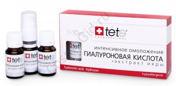 Tete Cosmeceutical Гиалуроновая кислота + экстракт икры, 3*10 мл