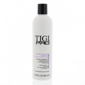 Tigi Pro Luminous blonde shampoo (Шампунь для осветленных волос "Яркая блондинка"), 355 мл.