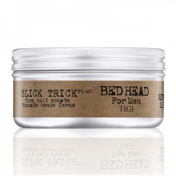 Tigi Bed head for men slick trick pomade (Гель-помада для волос сильной фиксации), 75 гр 