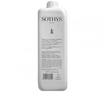 Sothys Toning Modelling Oil With Essencial Oils (Тонизирующее масло для массажа с эссенциальными маслами), 1000 мл