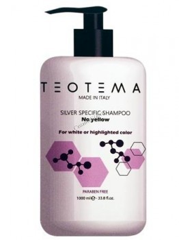 Teotema Silver specific shampoo (Тонирующий Серебряный шампунь), 1000 мл
