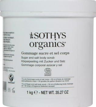 Sothys Sugar and salt body scrub (Сахарно-солевой скраб для тела), 1 кг