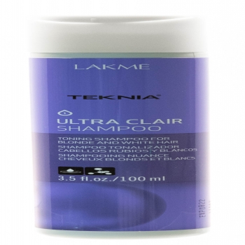 Lakme Teknia Ultra Clair Shampoo (Шампунь тонирующий для светлых оттенков волос)