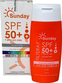 Sunday Filteray (Солнцезащитный крем с СПФ 50+), 100 мл