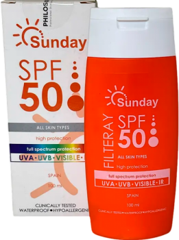Sunday Filteray (Солнцезащитный крем с СПФ 50), 100 мл