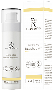 Renew System Acne-Stop Balancing Cream (Балансирующий крем для проблемной кожи), 50 мл