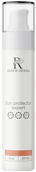 Renew System Sun Protector Expert SPF 50+ (Постпилинговый солнцезащитный крем), 50 мл