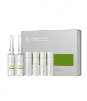 OxygenCeuticals Spicule Regentox (Регенерирующая детокс сыворотка со спикулами для зоны декольте, шеи и лица), 6*5 мл