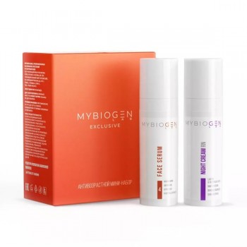 MyBiogen Anti-age Mini Kit (Антивозрастной мини набор для лица), 15 мл + 15 мл