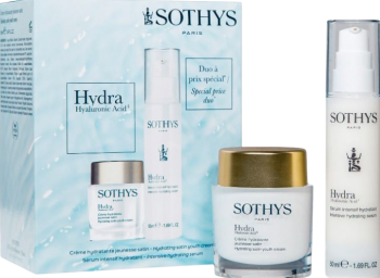 Sothys Hydra Hyaluronic Acid 4 Promo Box Satin (Набор «Увлажнение и омоложение»), 50 мл + 50 мл
